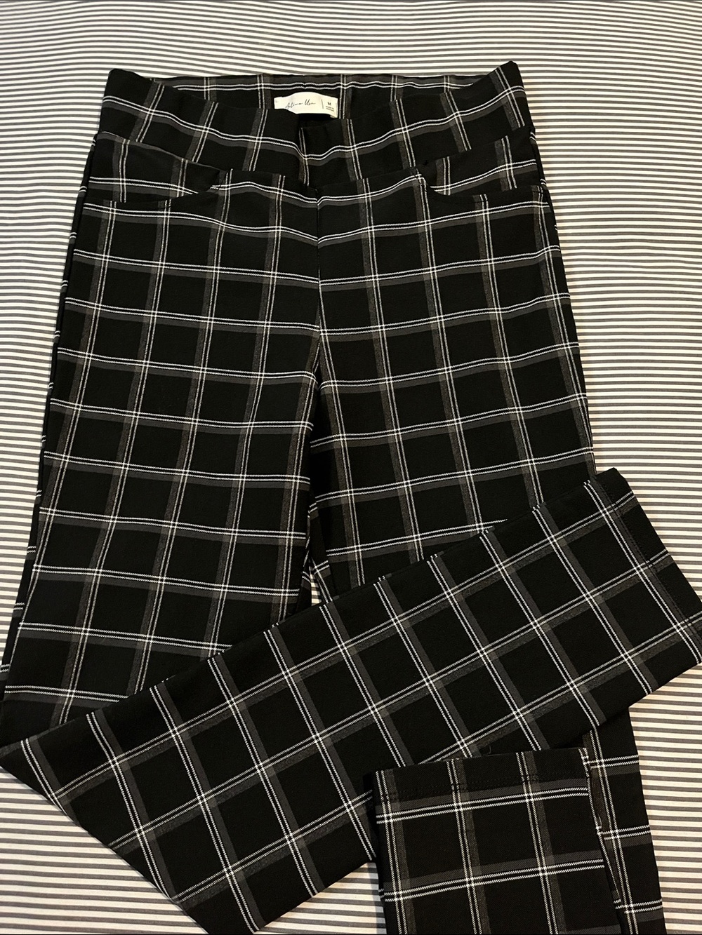 Pull on slim fit pants